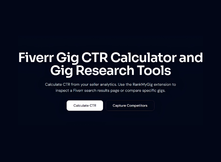 RankMyGig Fiverr Competitor Intelligence SaaS